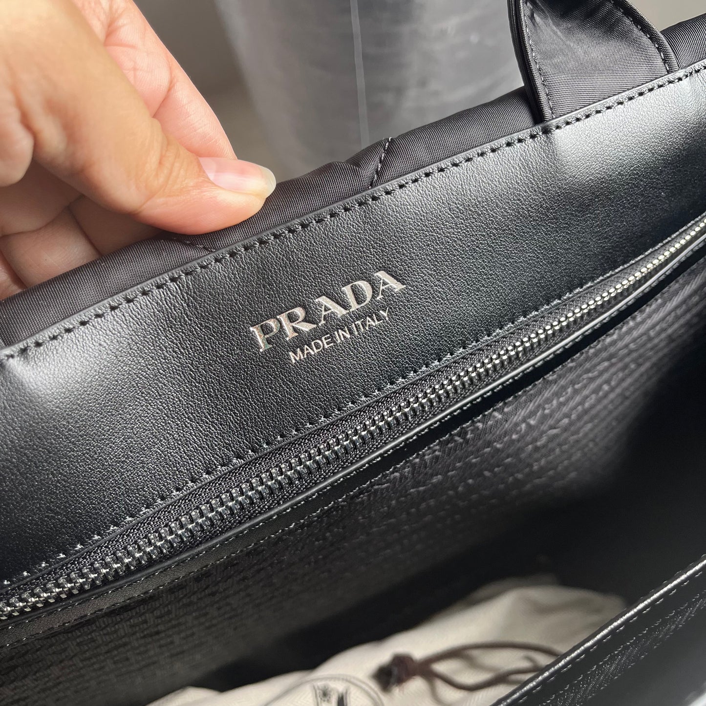 Prada Re-Nylon Quilted Tote