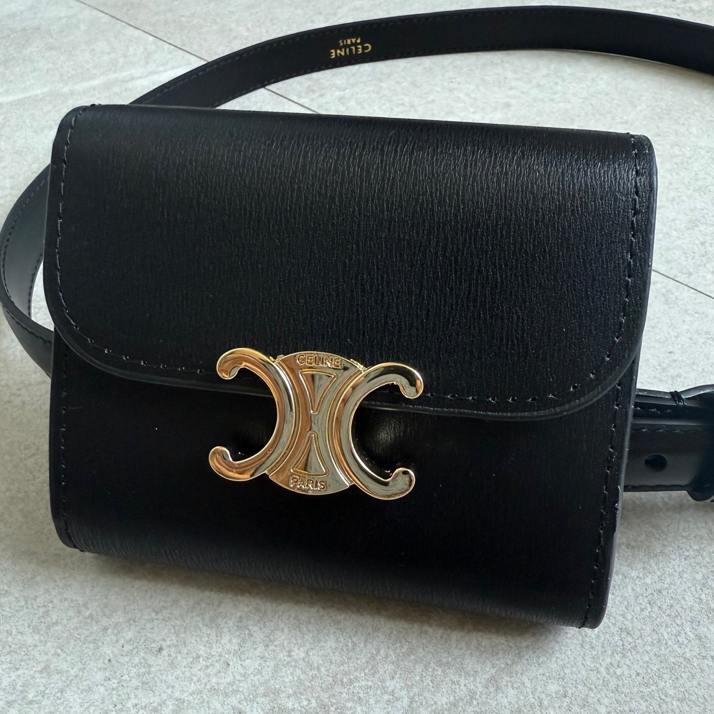 Celine Triomphe Belt (with wallet)