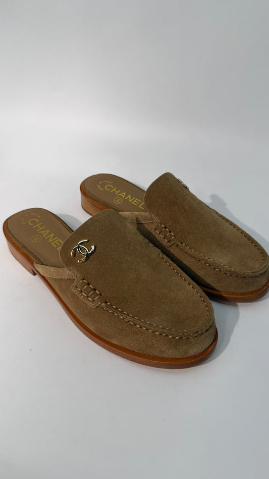 Chanel Suede Mule