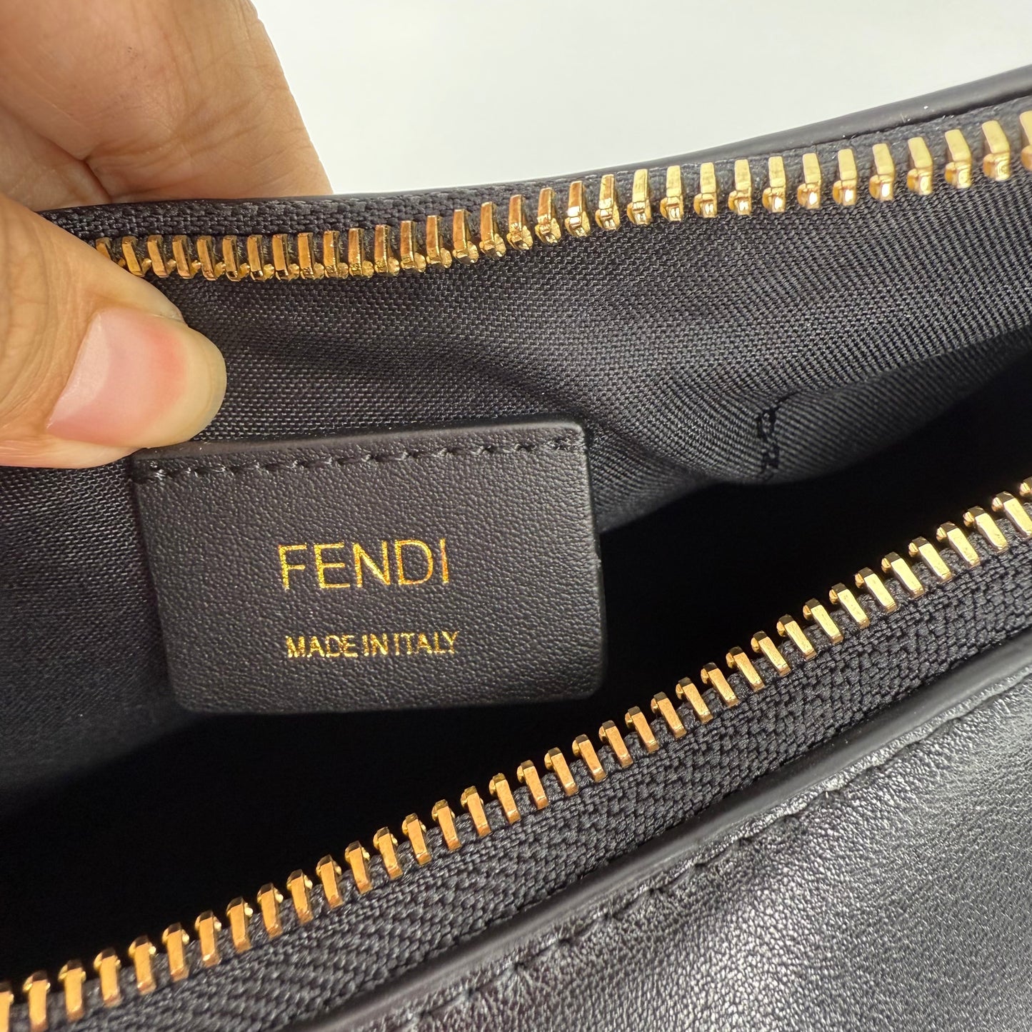 Fendigraphy Crescent Moon Bag