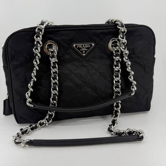 Prada Chain Quilted Tote