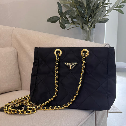 Prada Chain Quilted Crossbody