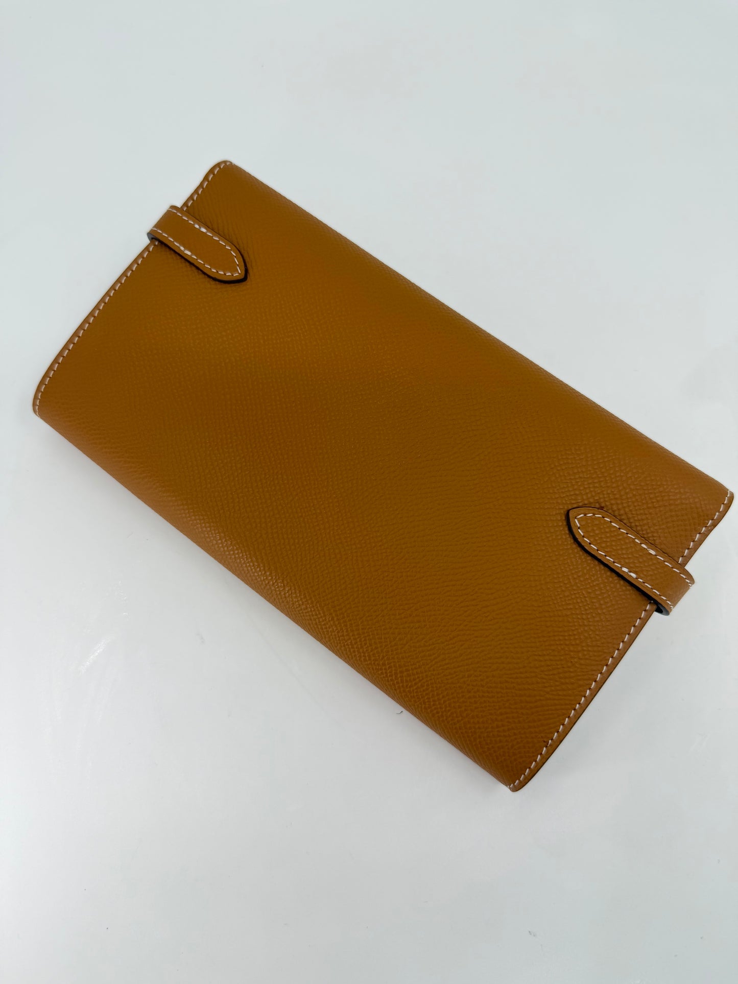 Hermes Kelly Wallet (Tan)