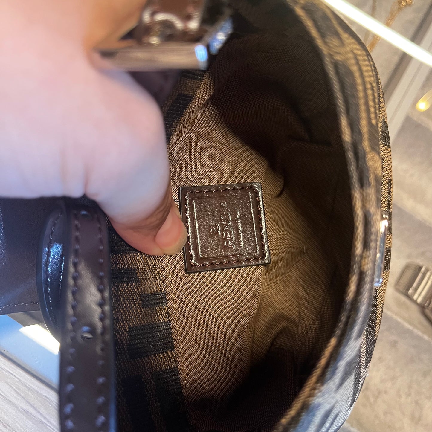 Fendi Mini Croissant Baguette