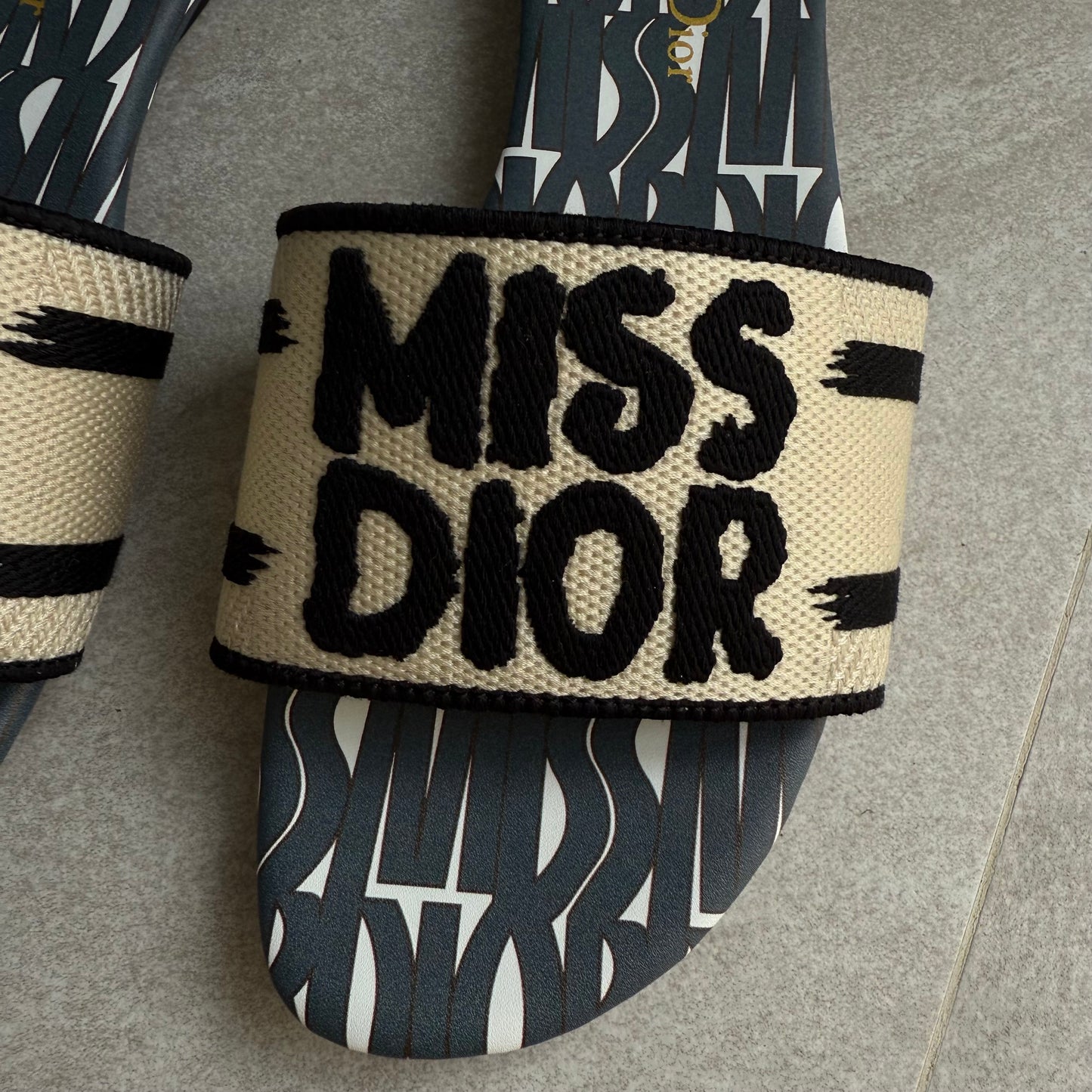 Christian "Miss Dior" Dway Flats