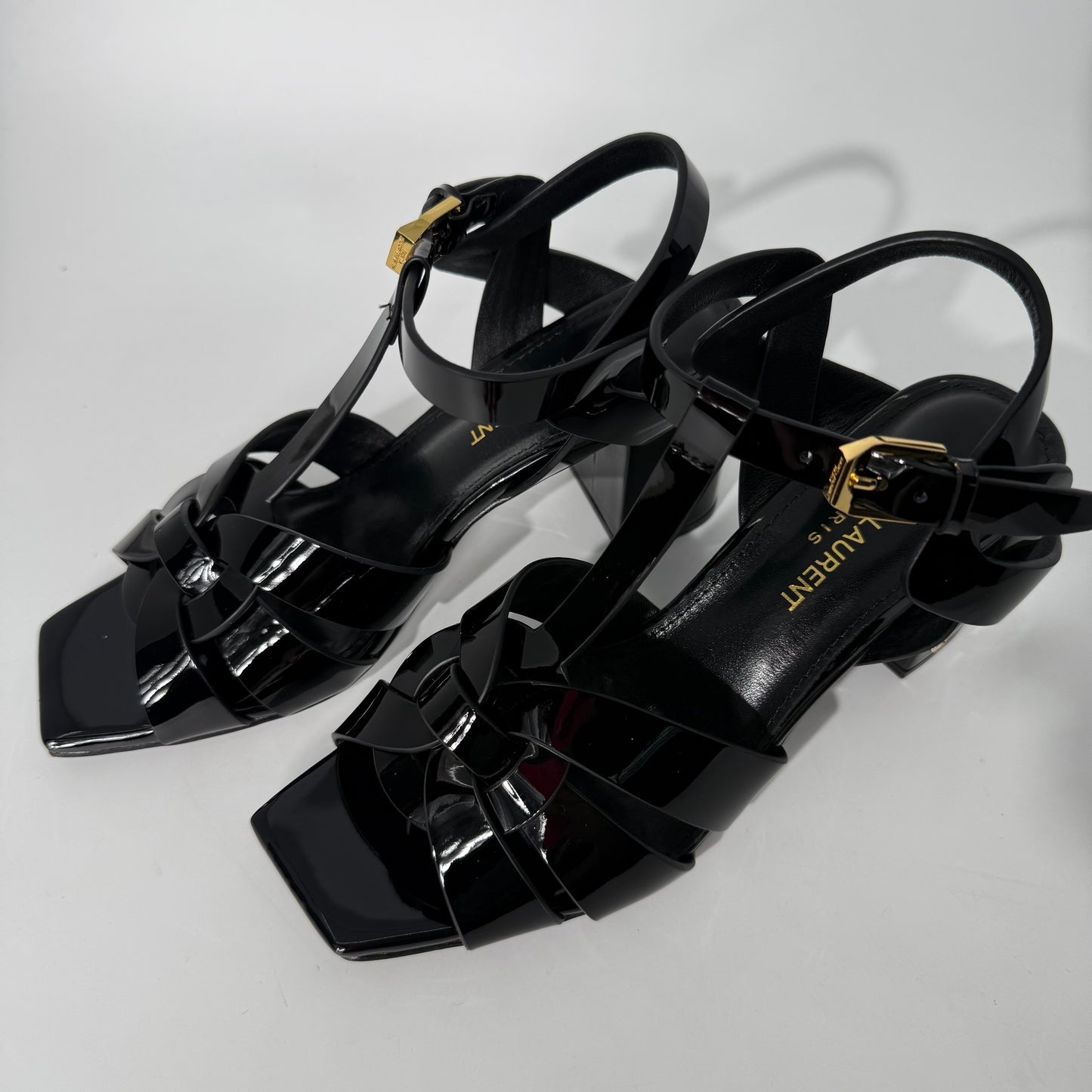 Yves Saint Lauren Patent Pumps (Black)