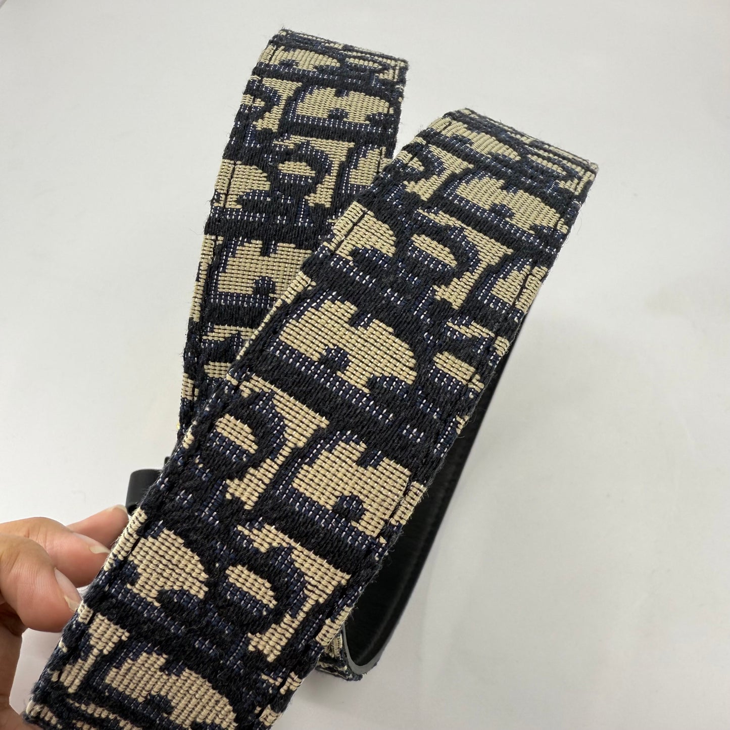 Christina Dior Monogram Reversible Belt