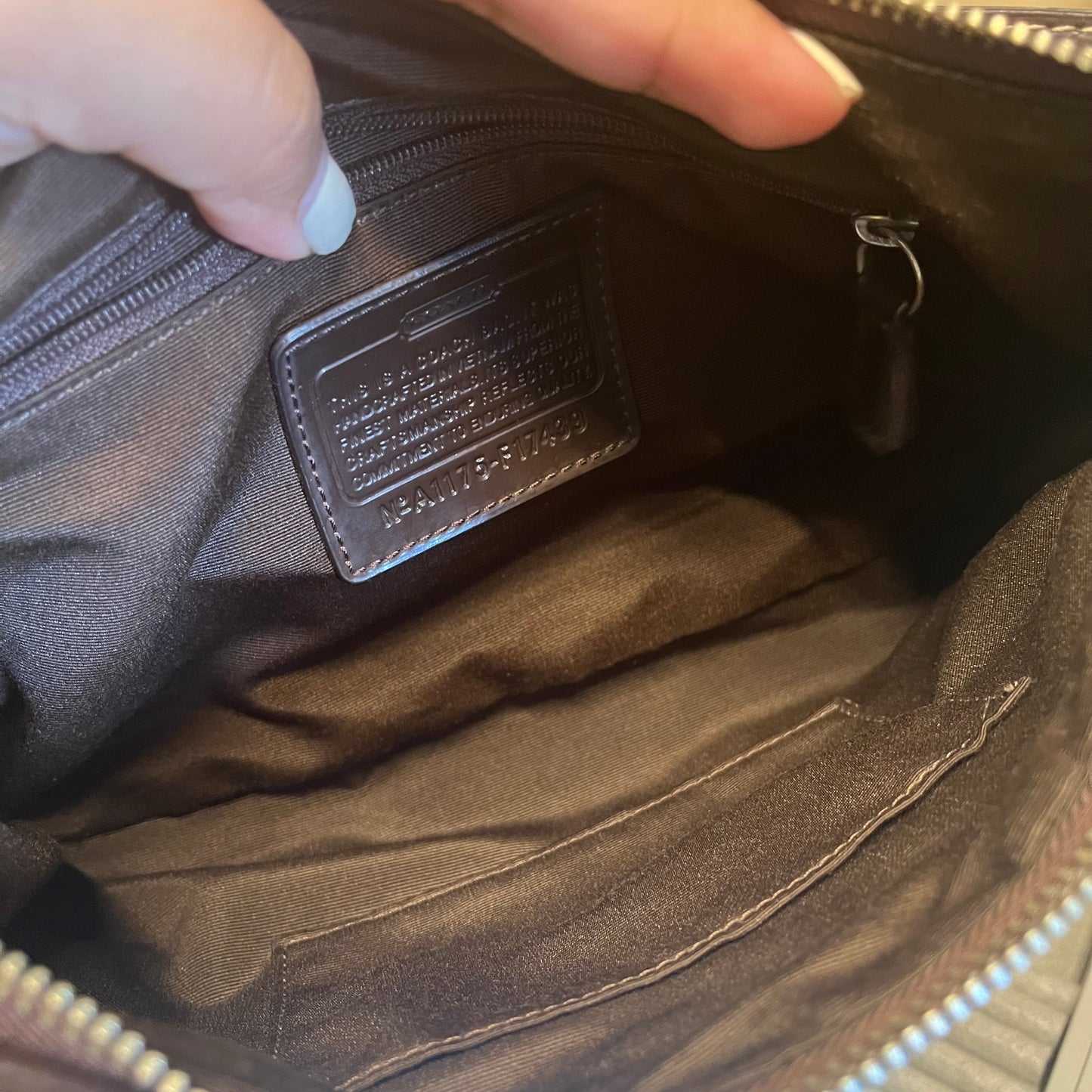 Coach Monogram Crossbody/Baguette