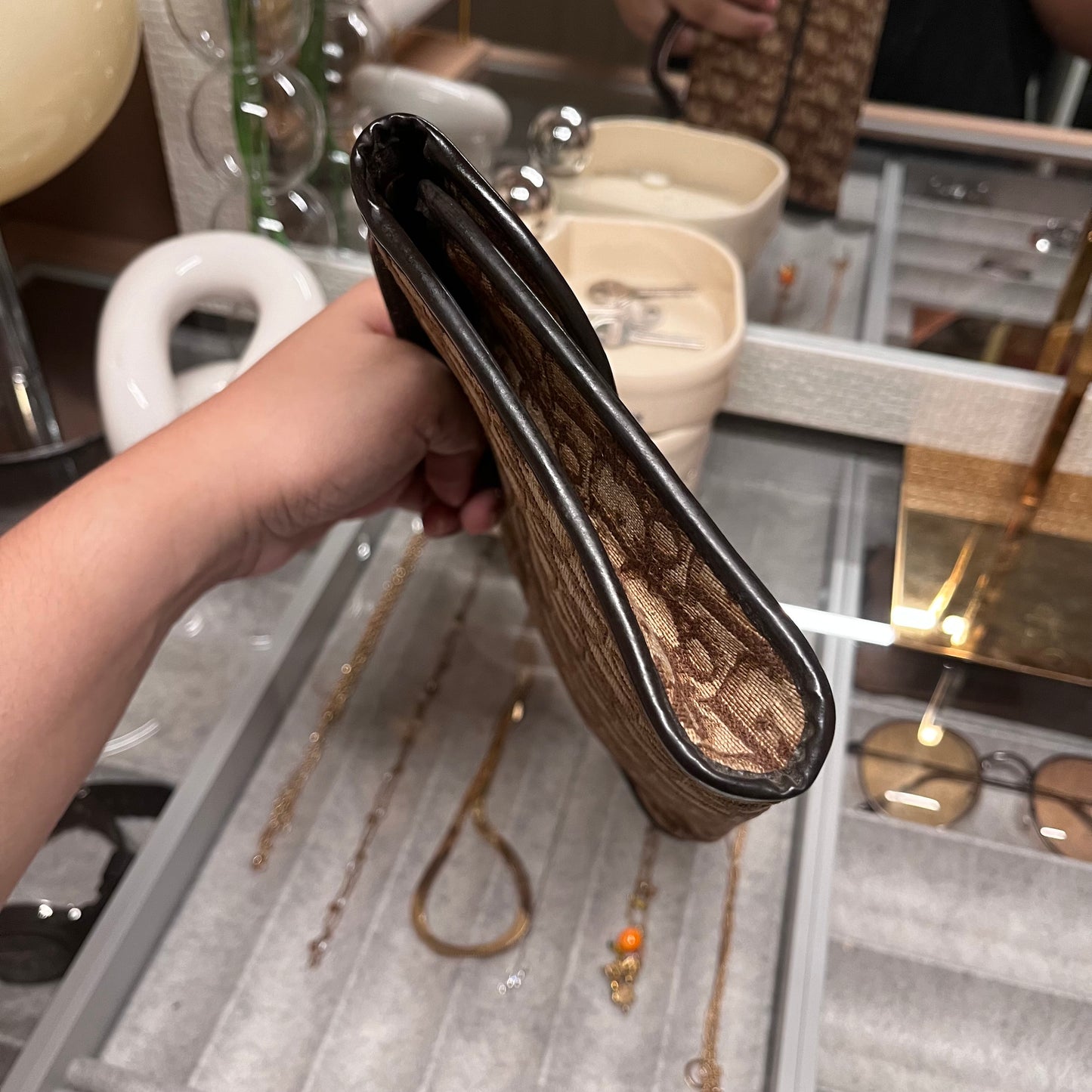 Christian Dior Mini Top Handle Bag