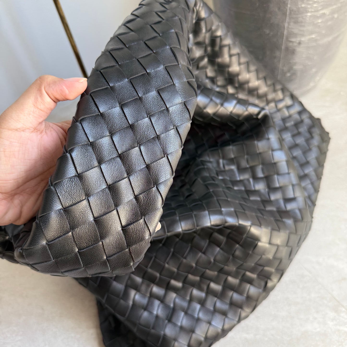 Bottega Venetta Intreciatto Weave Tote Bag (Large)