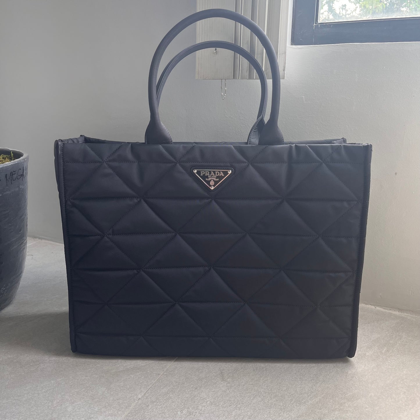 Prada Re-Nylon Quilted Tote