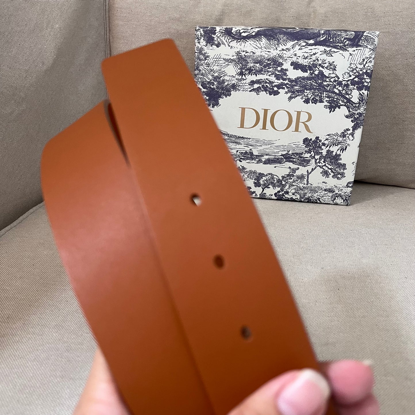Christian Dior Belt "CD" (4cm)