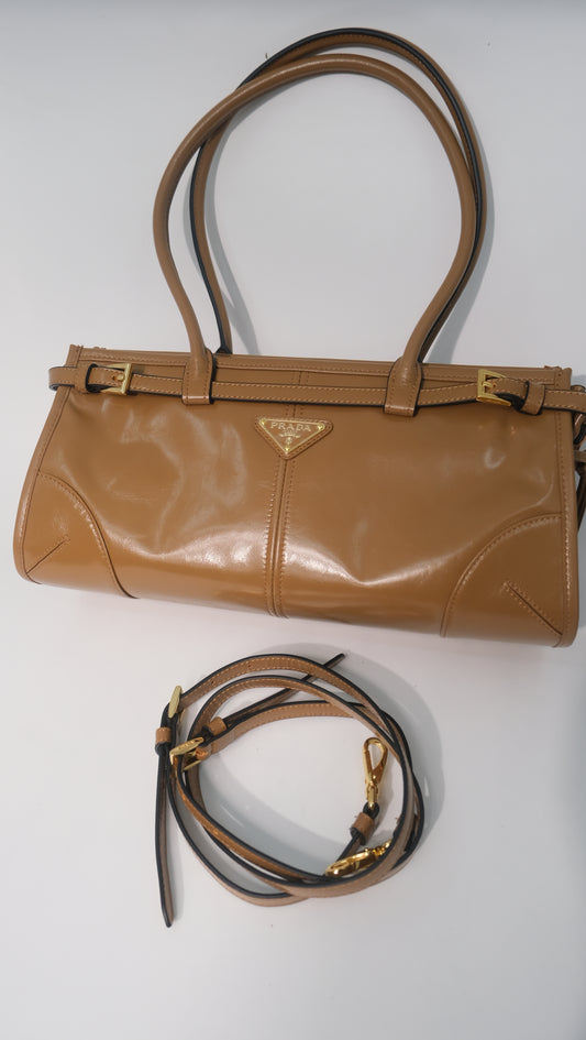 Prada Bonnie Medium Leather Shoulder Bag