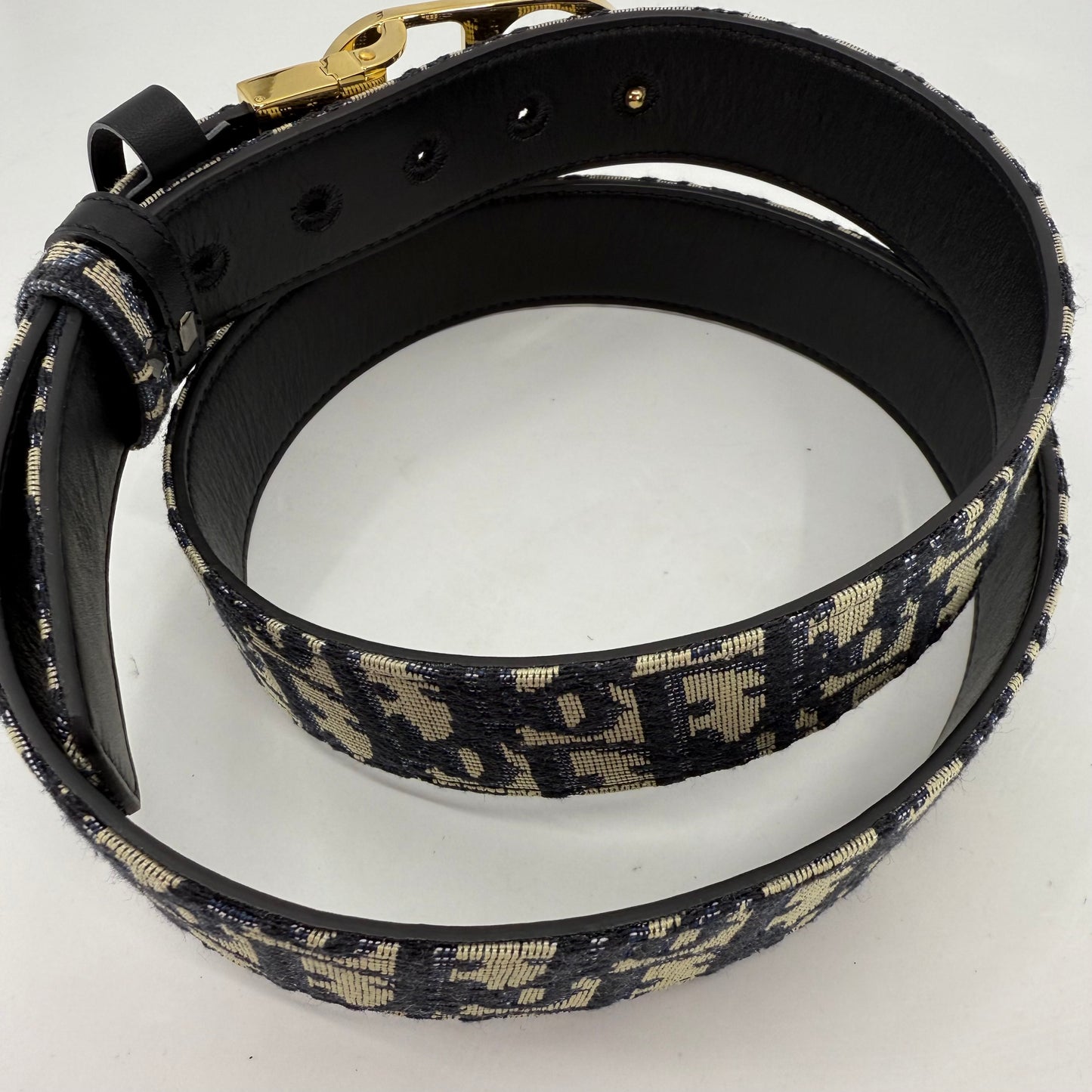 Christina Dior Monogram Reversible Belt