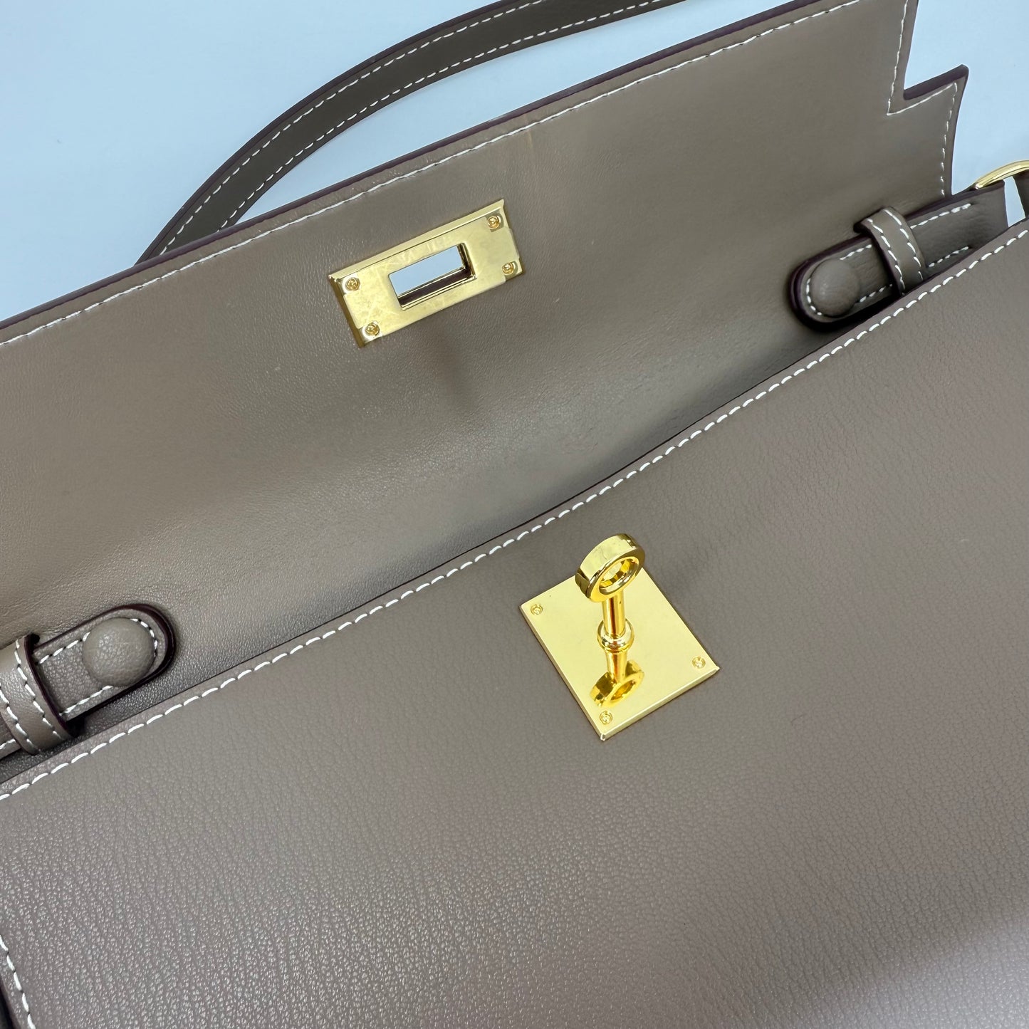 Bespoke Kelly Taupe East West Flap