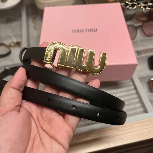 Miu Miu Buckle Belt