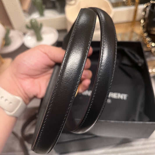 YSL Oblong Buckle Belt