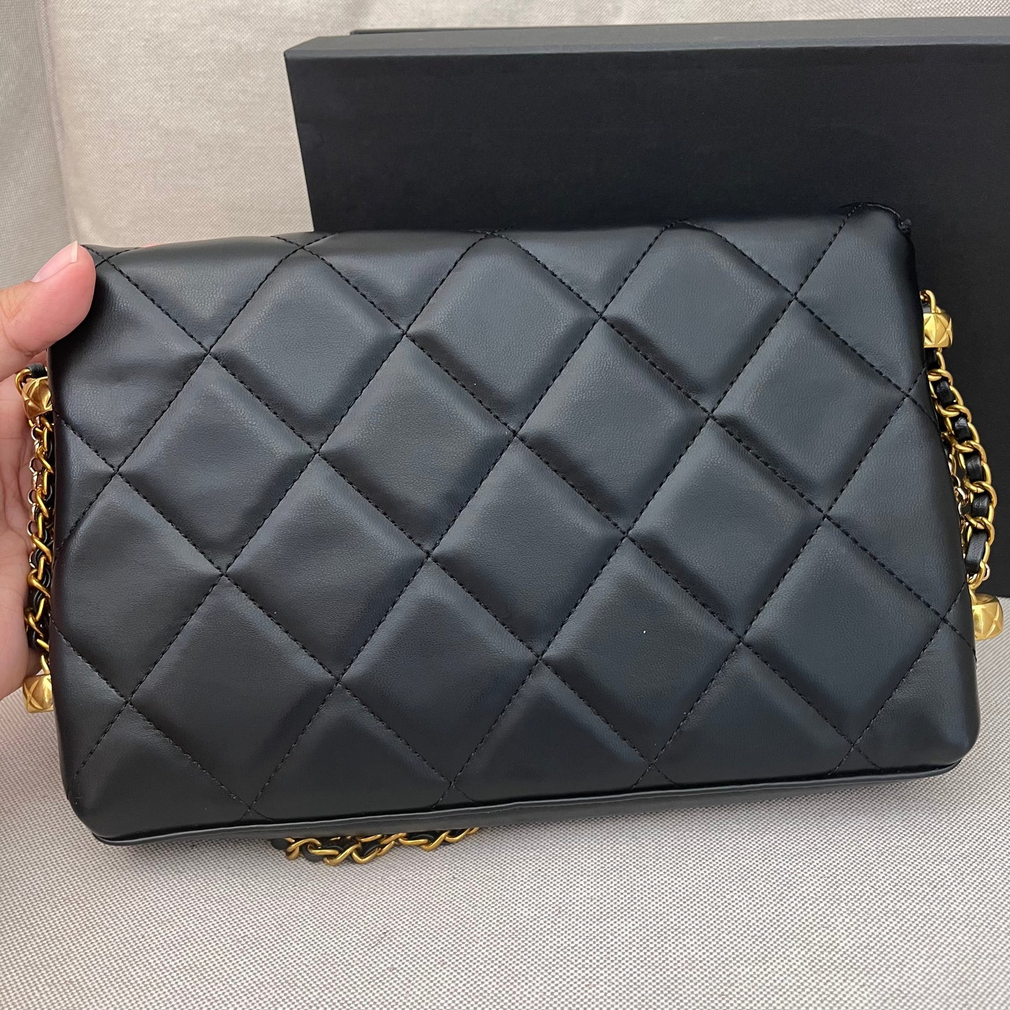 Chanel VIP Make Up Quilted Chain Crossbody