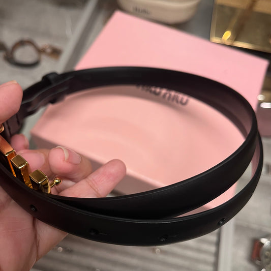 Miu Miu Buckle Belt