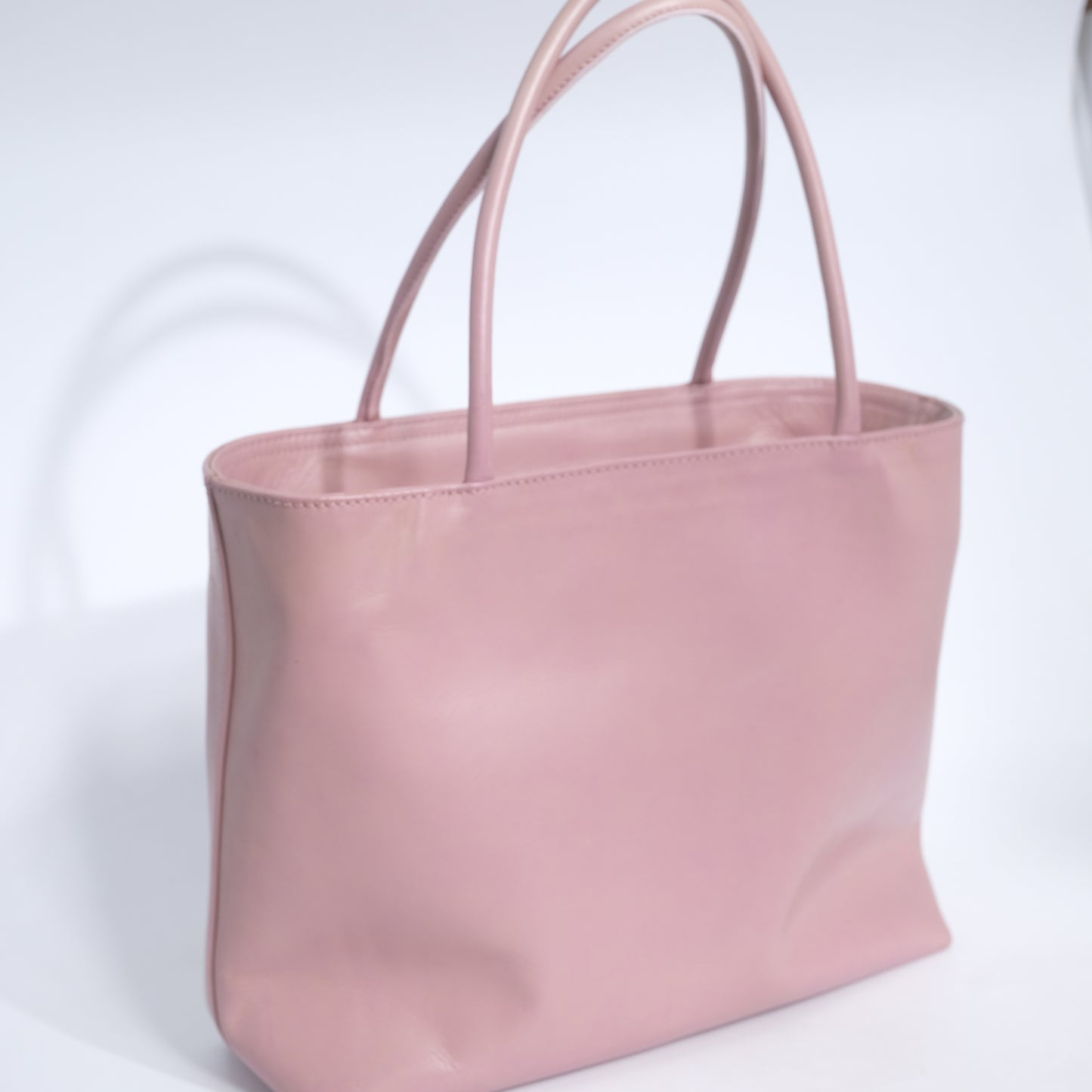 Prada Calfskin Pink Tote