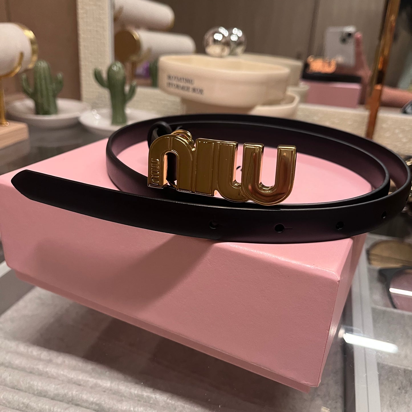 Miu Miu Buckle Belt