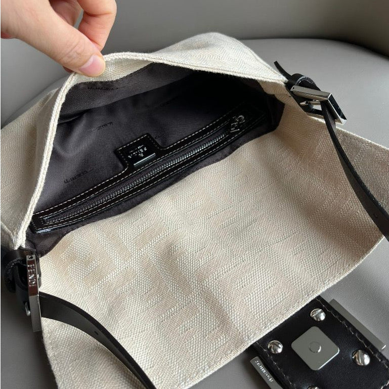 Fendi Baguette White Tote