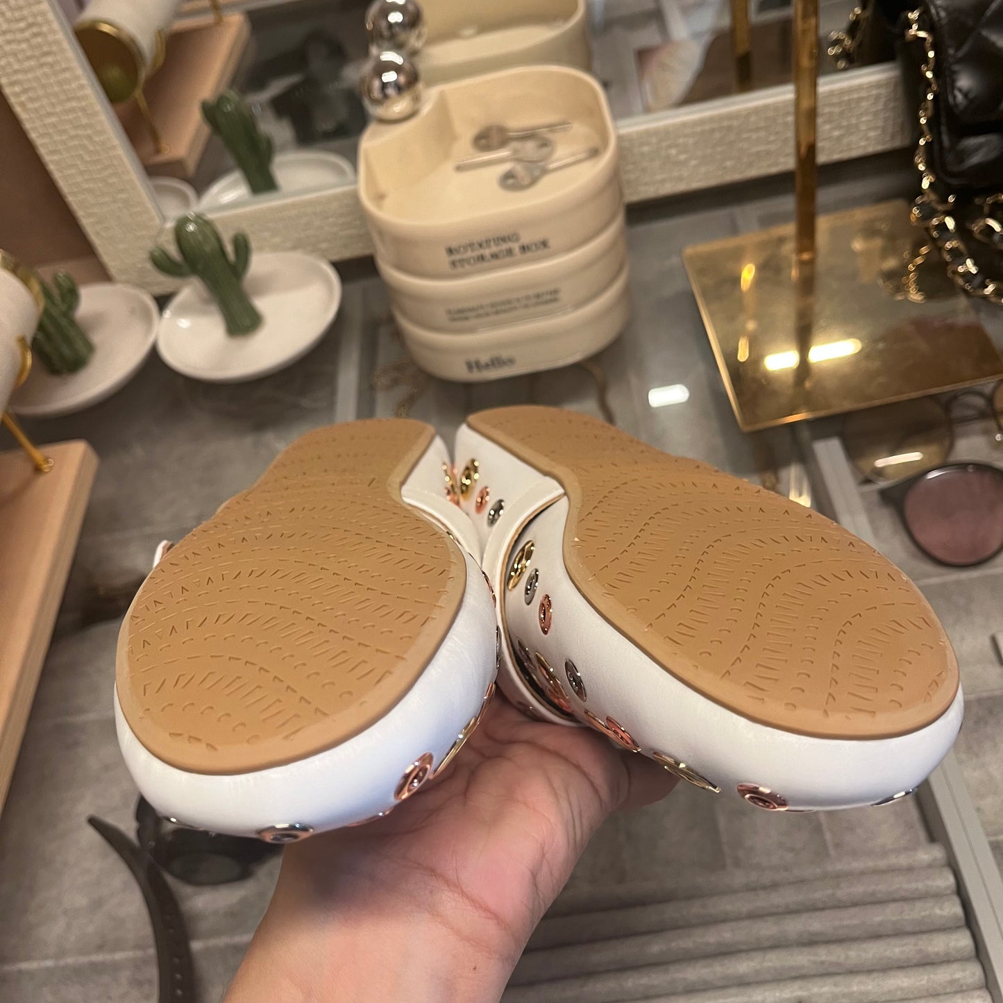 Alaia Ballet Leather Flats