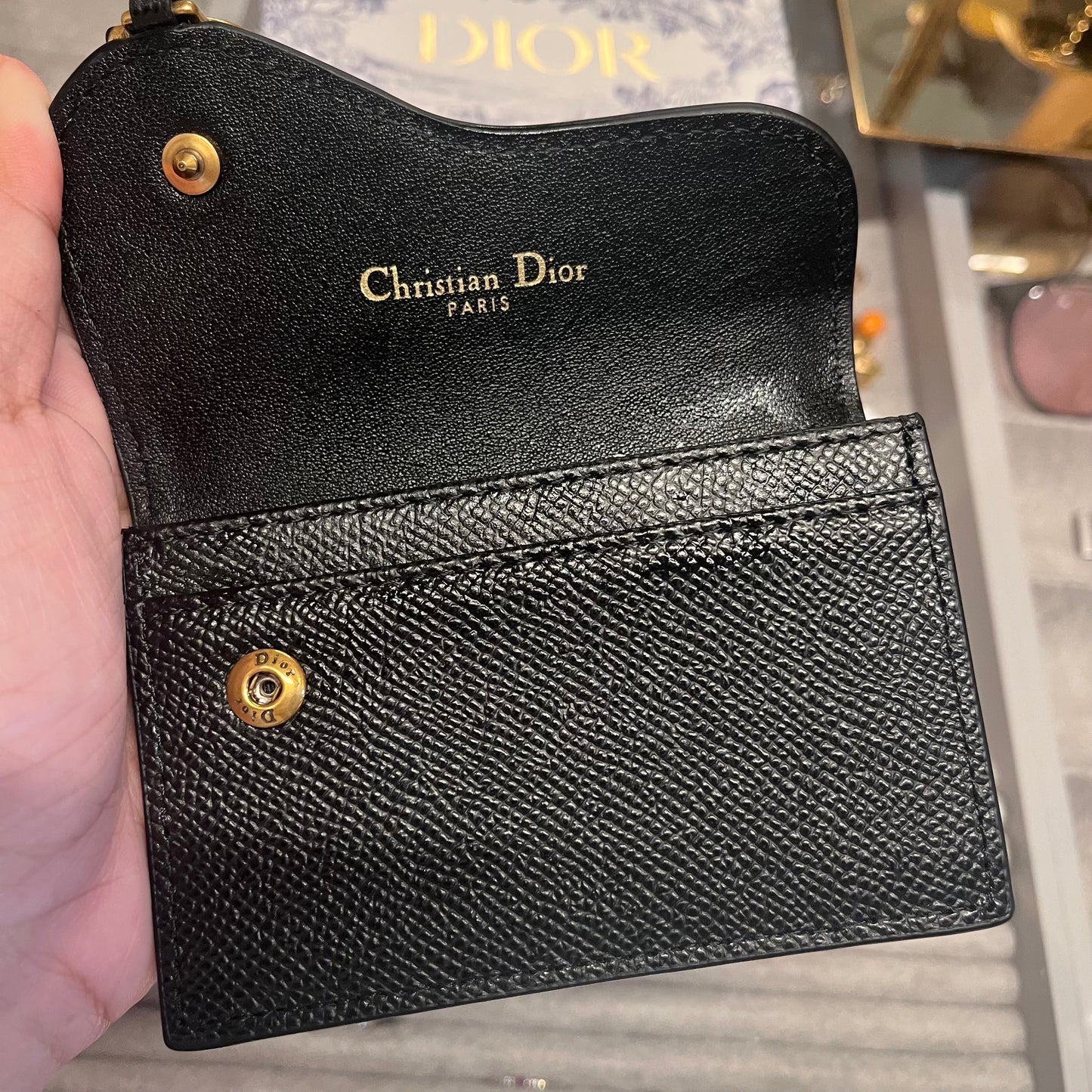 Christian Dior Saddle Wallet