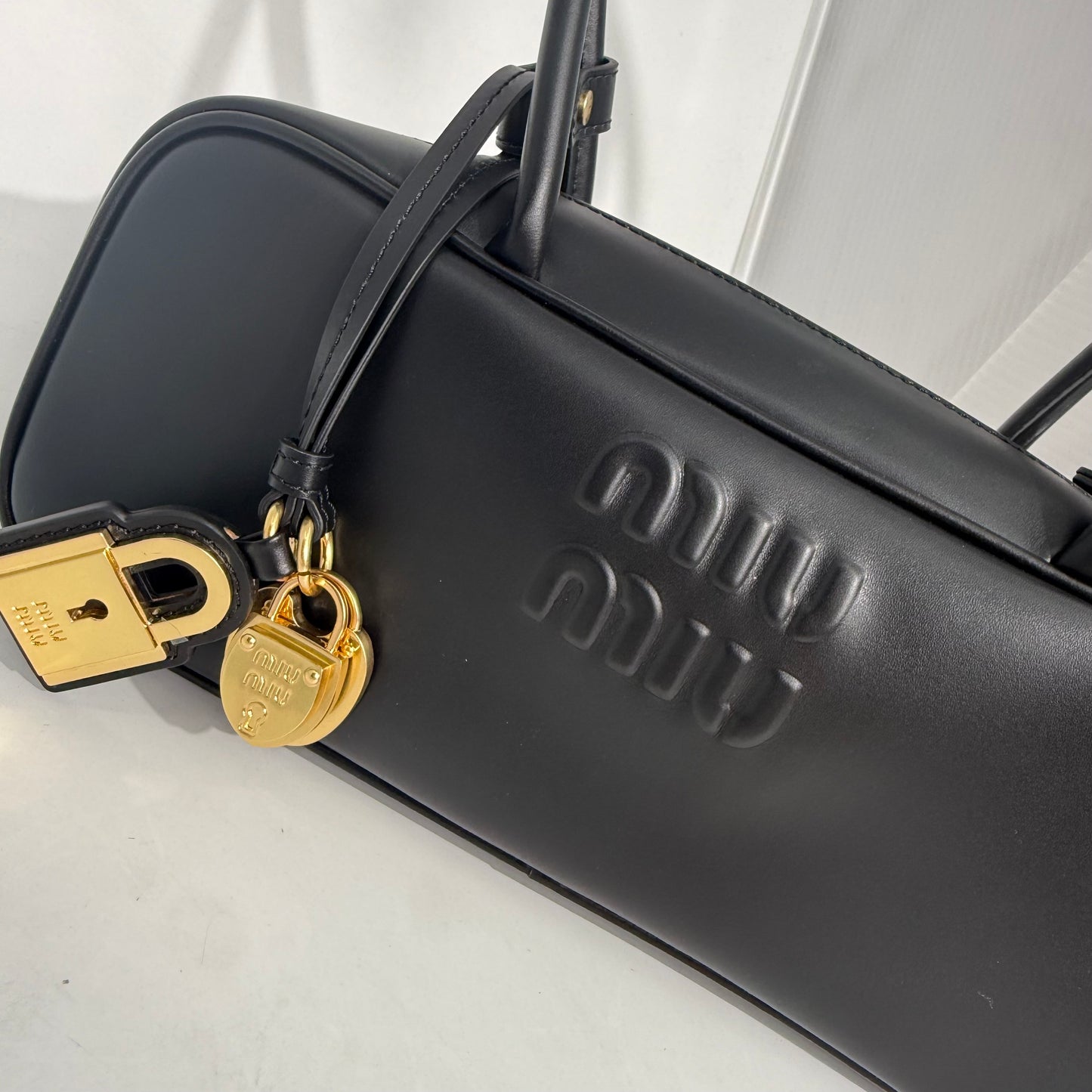 Miu Miu Black Bowler Bag (Small)