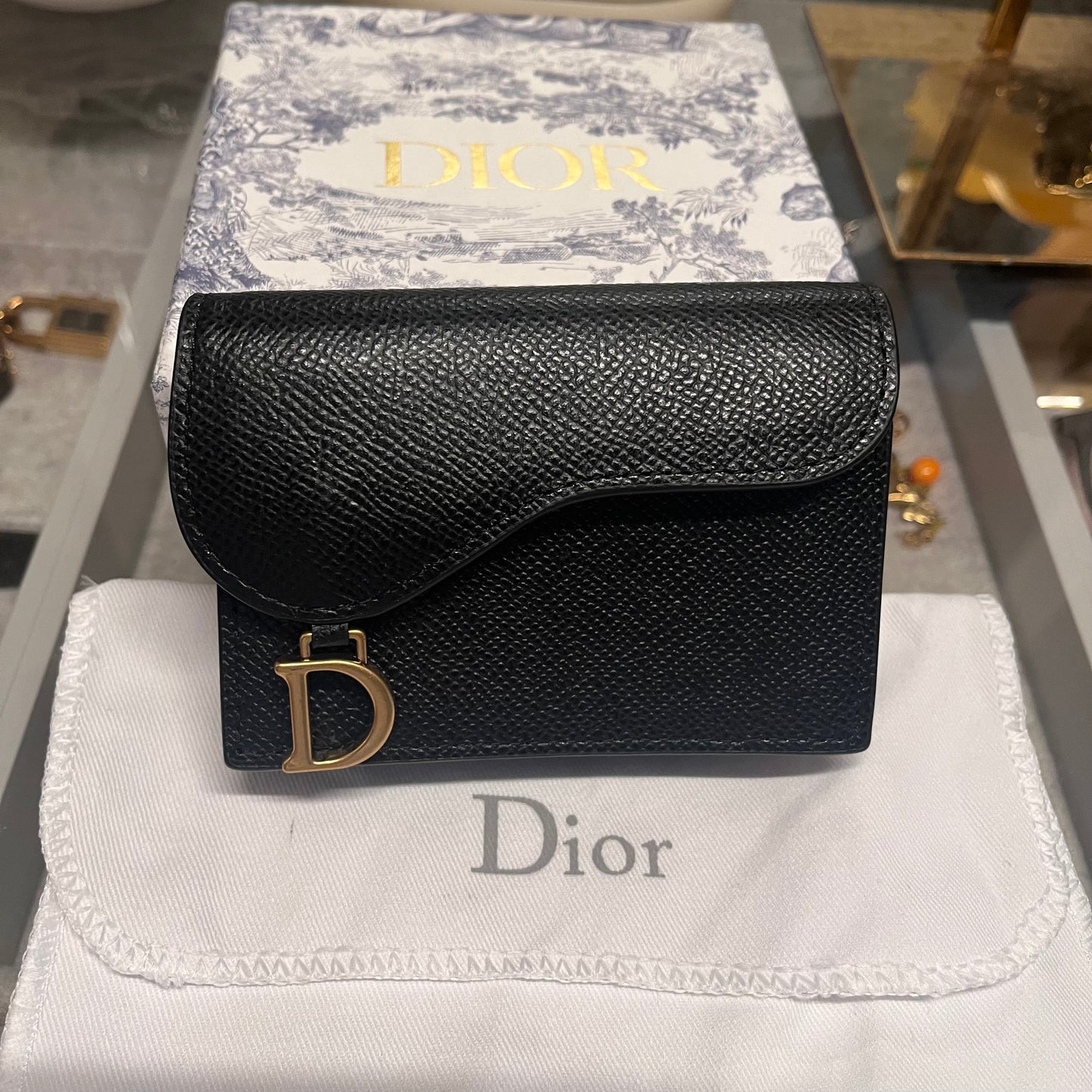 Christian Dior Saddle Wallet