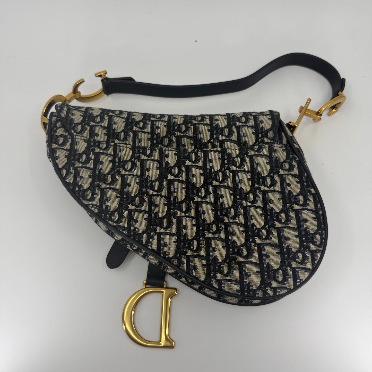 Christian Dior Monogram Saddle Baguette