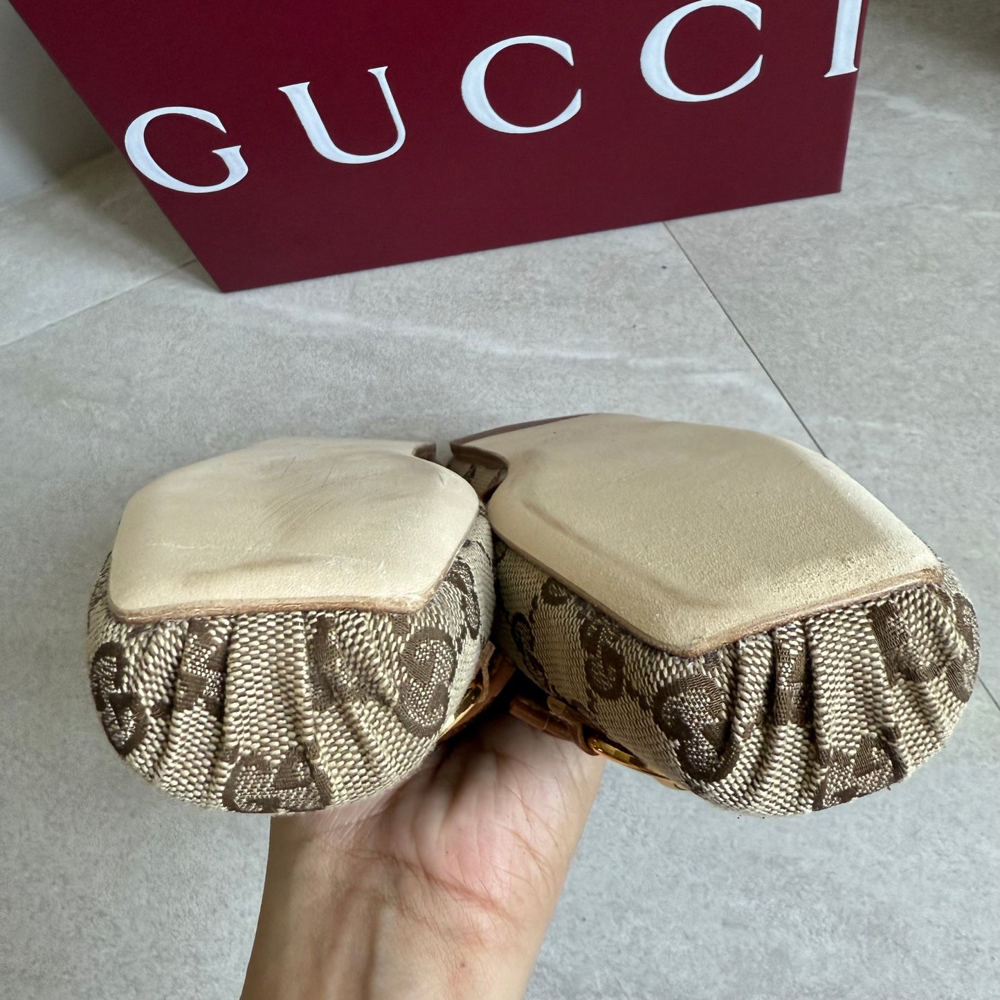 Gucci Monogram Ballet Shoes