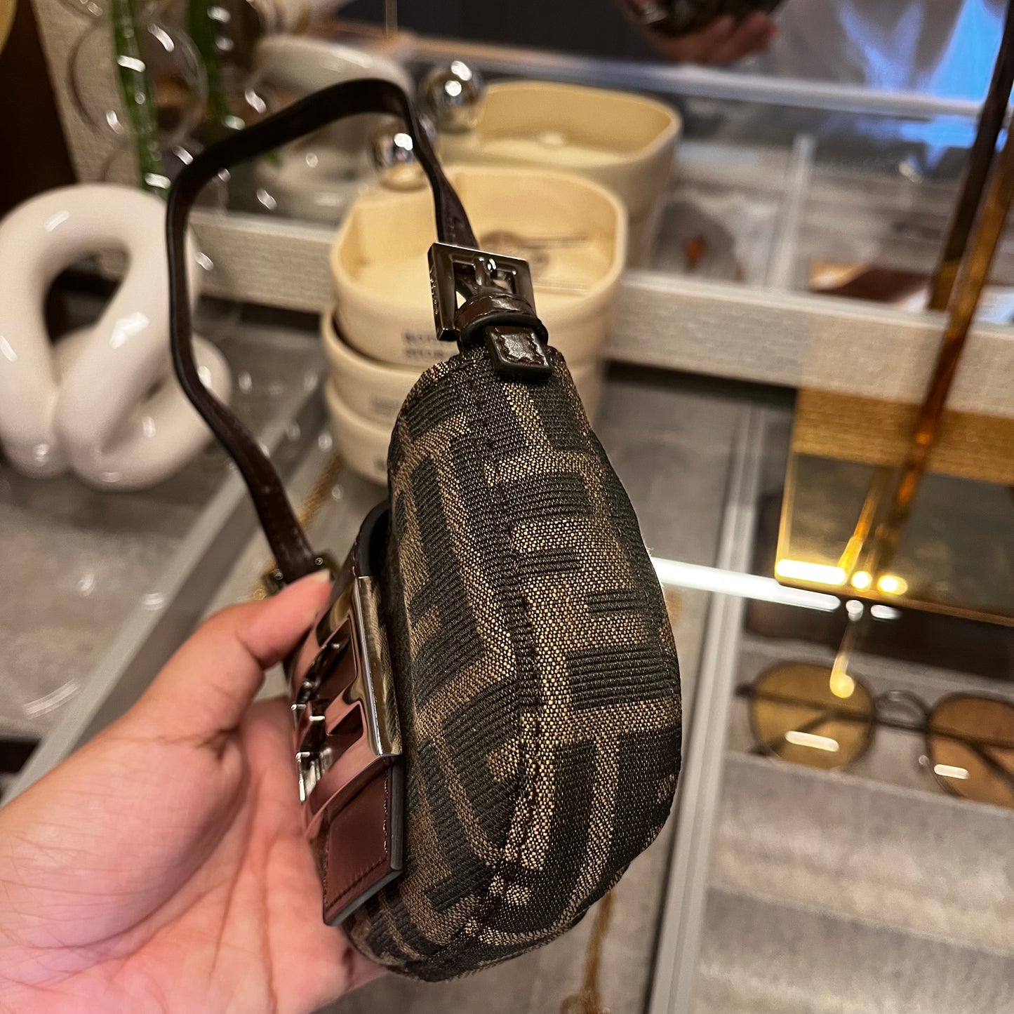Fendi Mini Croissant Baguette