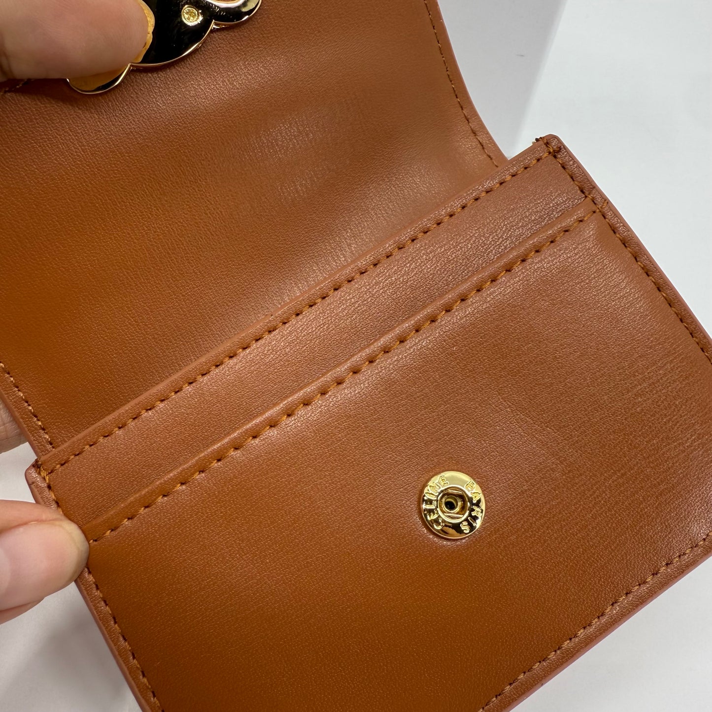 Celine Cardholder Brown