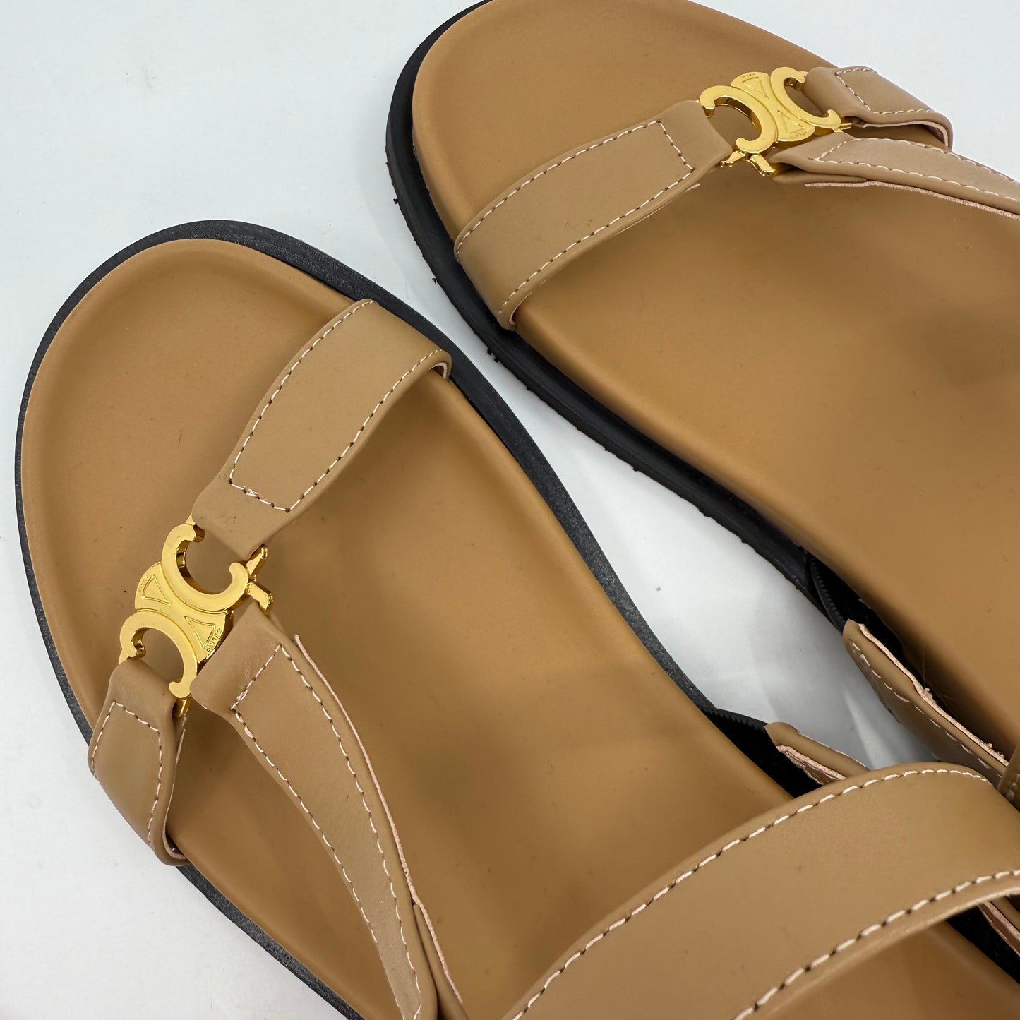 Celine Maud Sandals (Nude)