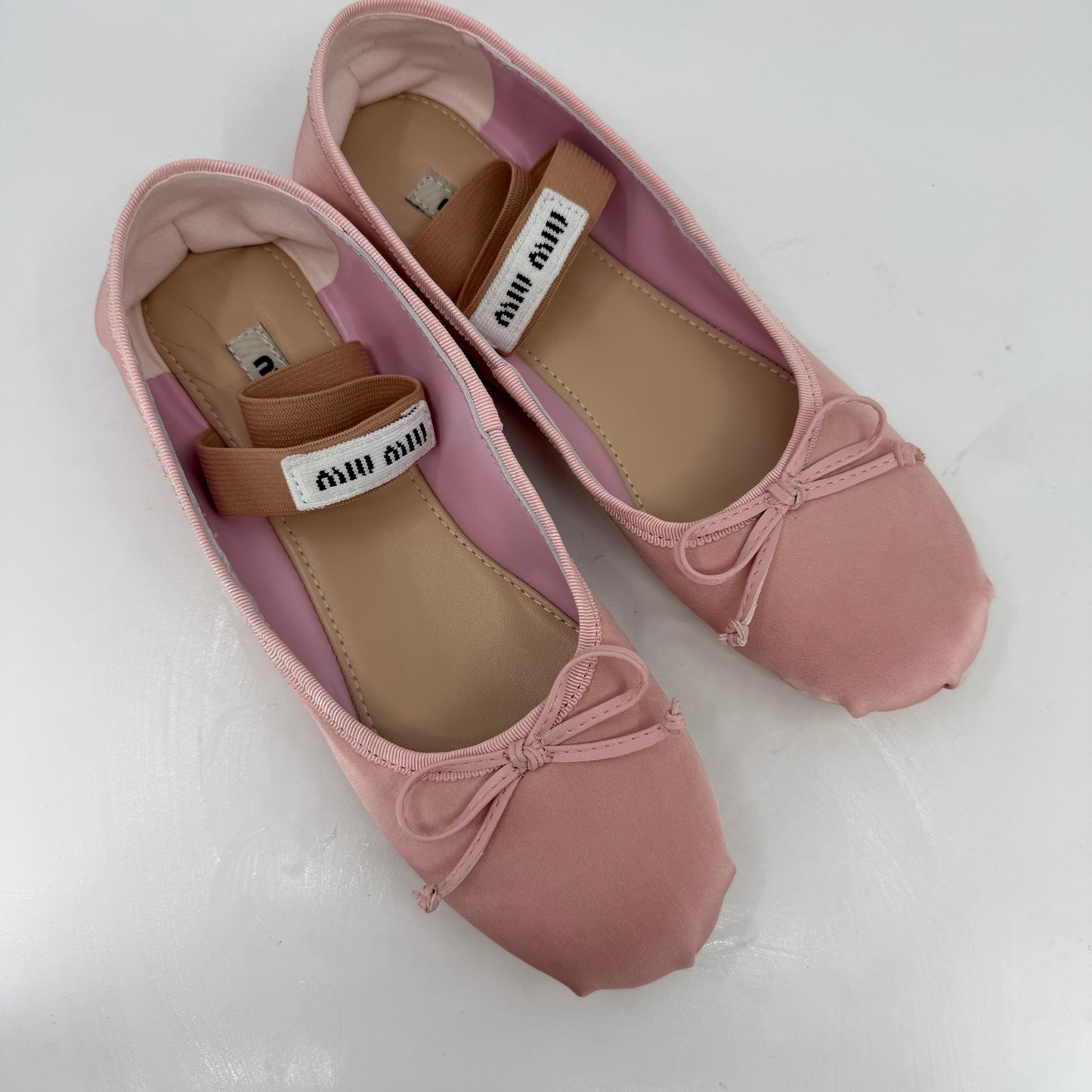 Miu Miu Satin Ballet Flats