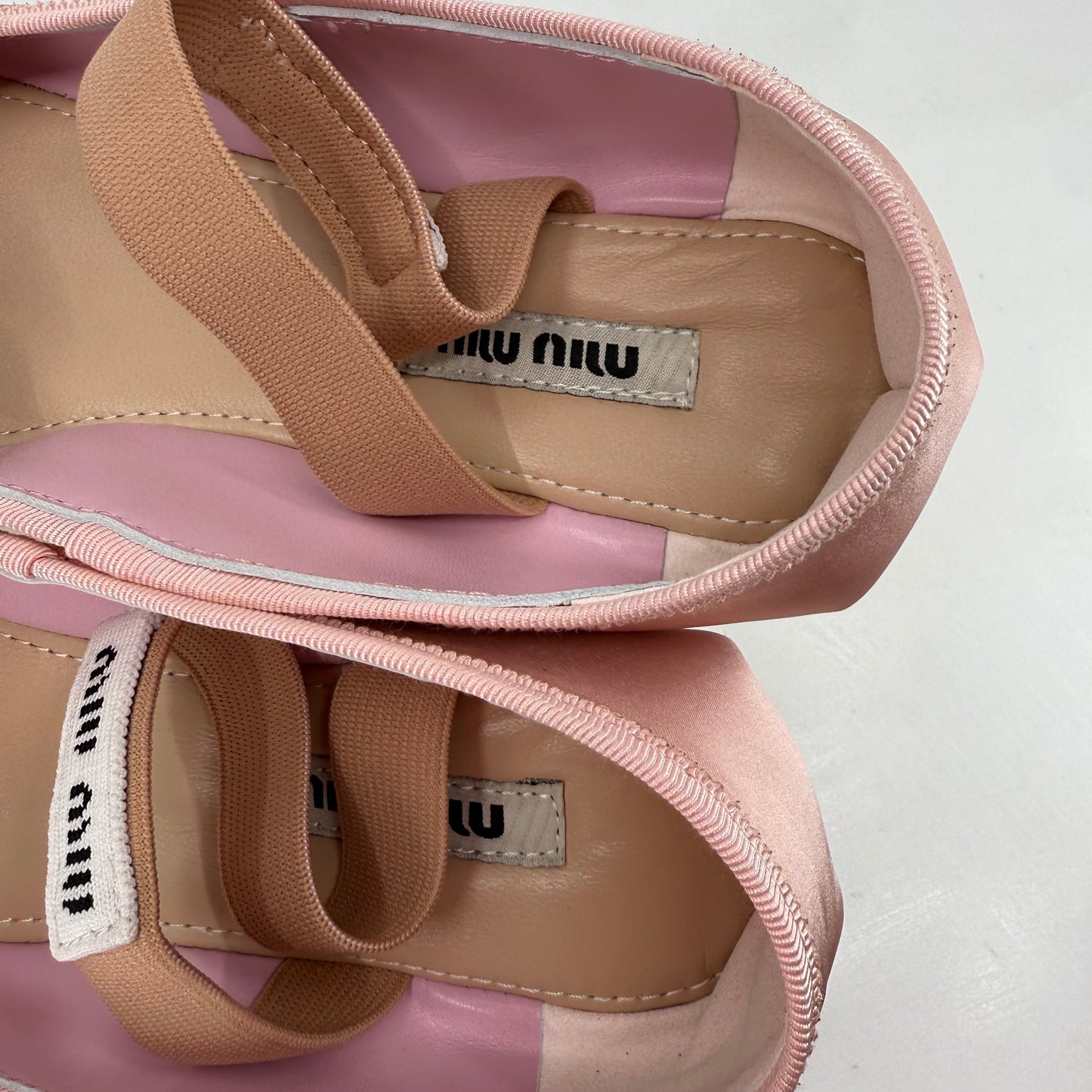 Miu Miu Satin Ballet Flats