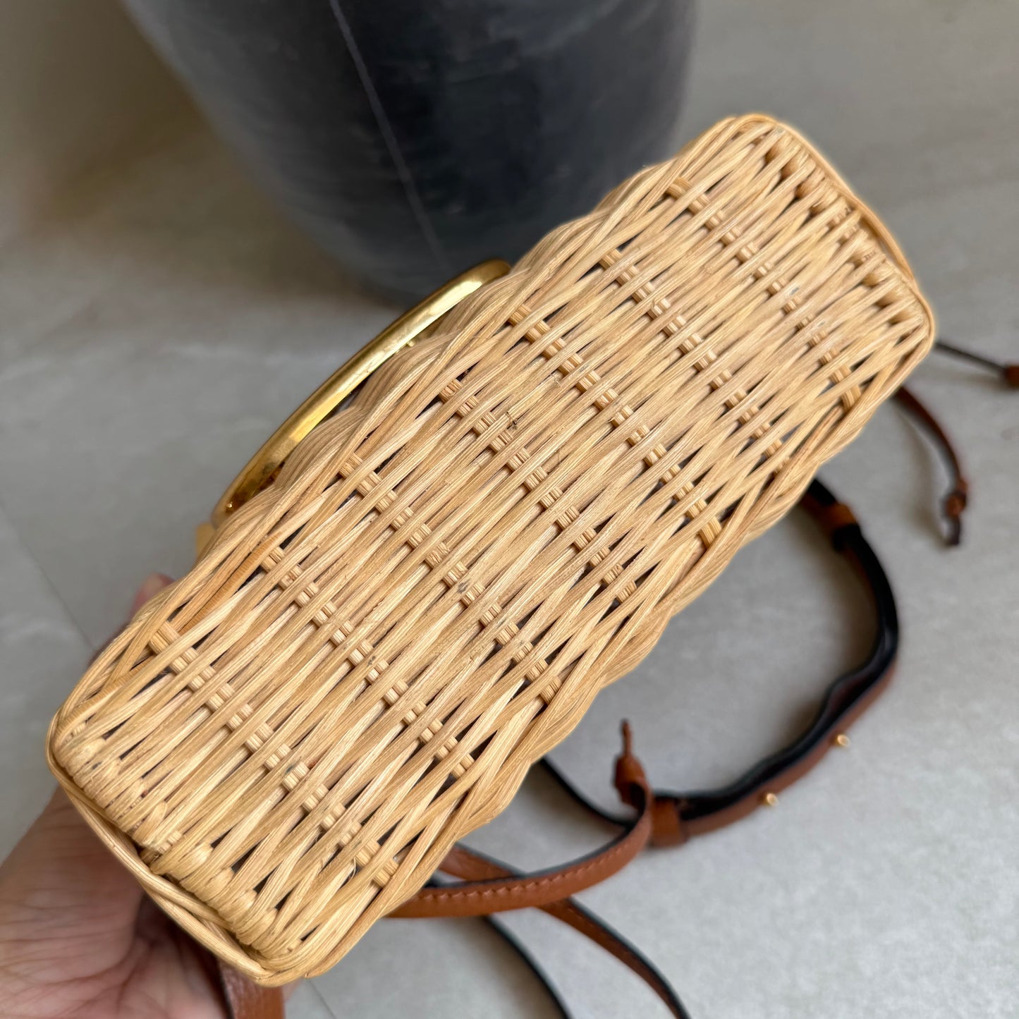 Valentino Summer Basket Crossbody Bag
