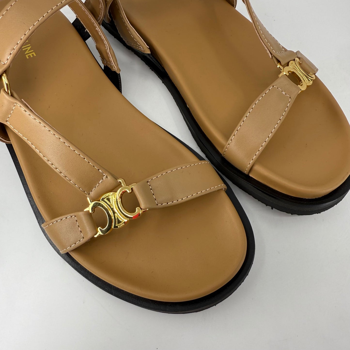 Celine Maud Sandals (Nude)