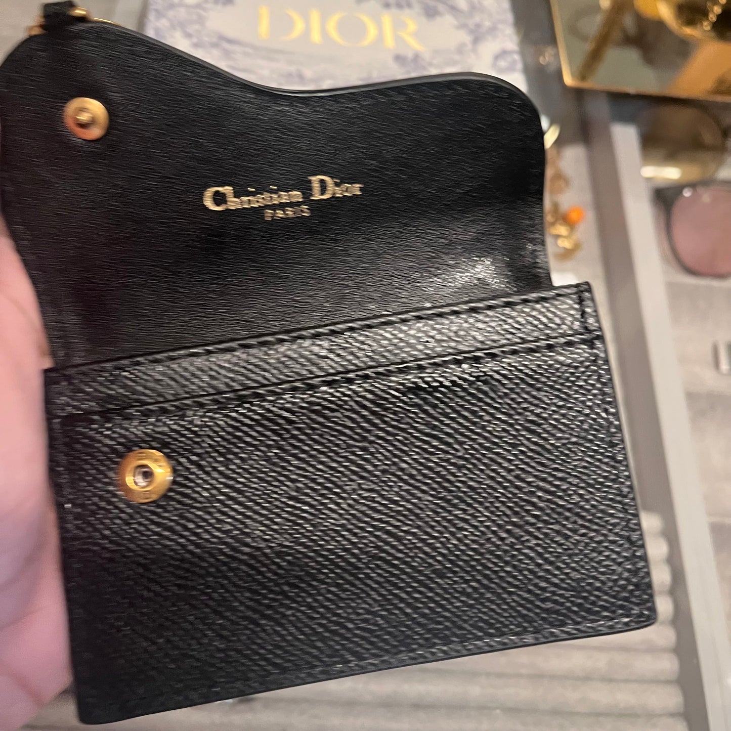 Christian Dior Saddle Wallet
