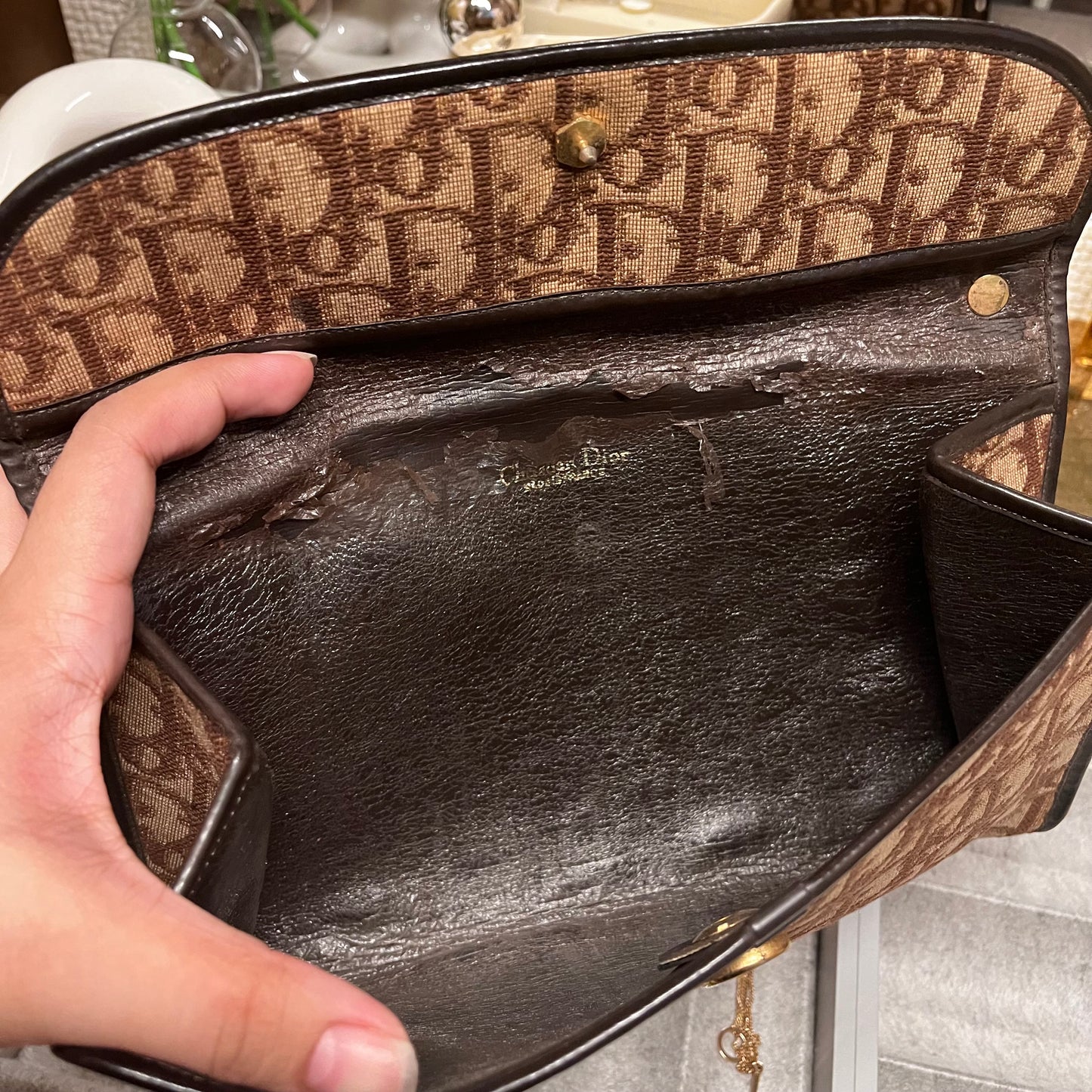 Christian Dior Mini Top Handle Bag