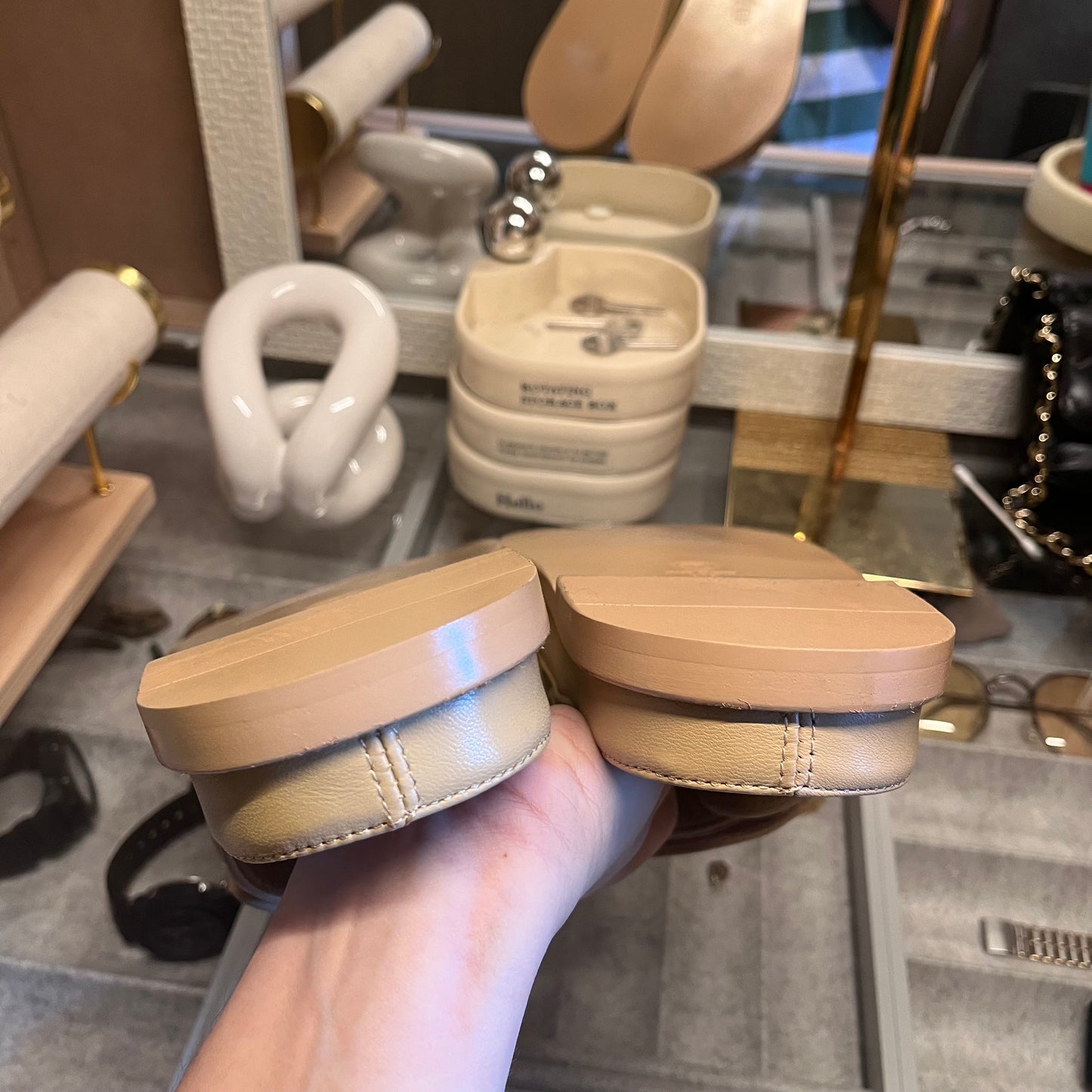 Chanel Dad Sandals (Beige) no strap