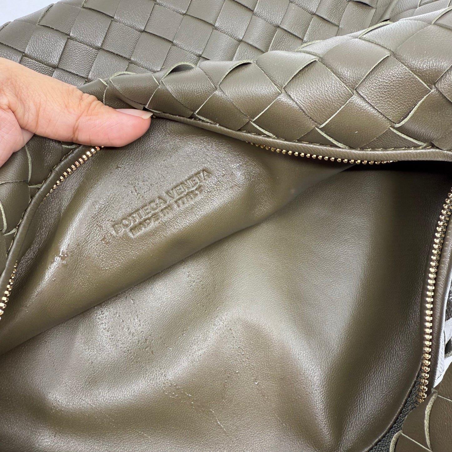 Bottega Jodie Small (Dark Khaki)