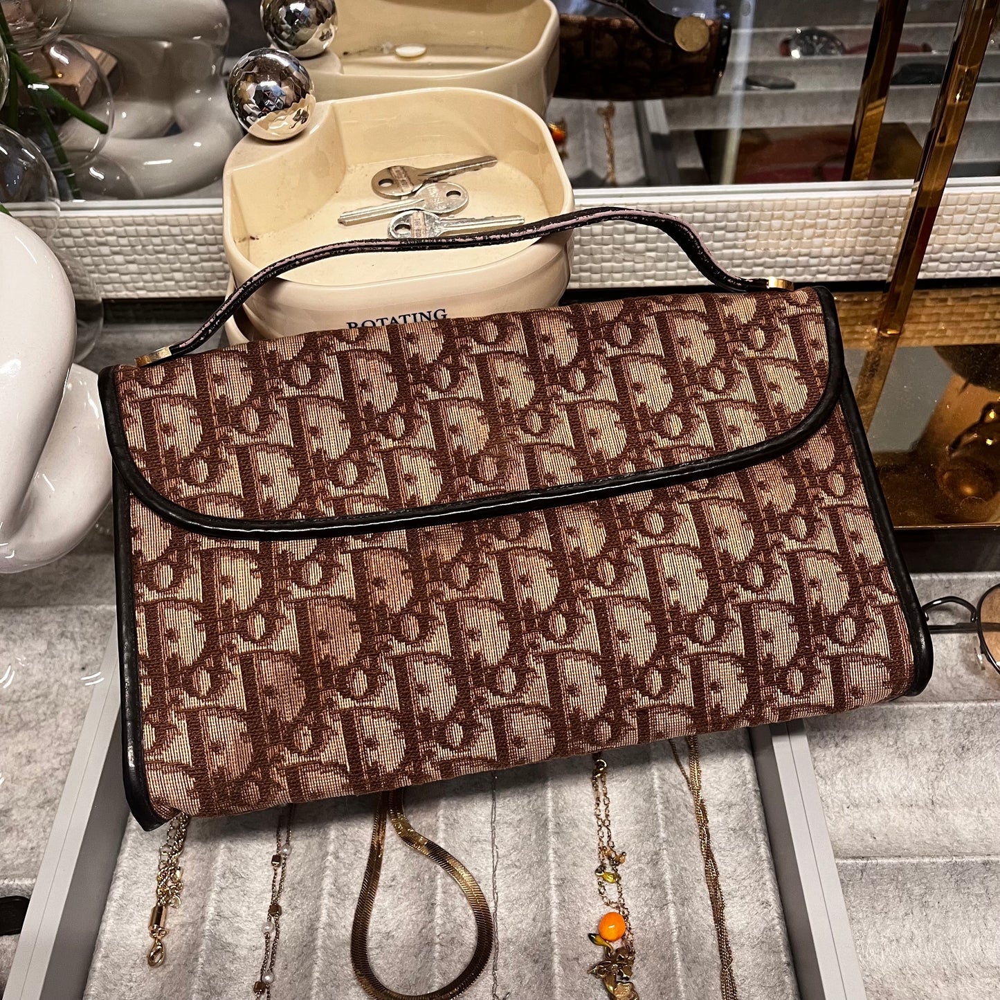 Christian Dior Mini Top Handle Bag