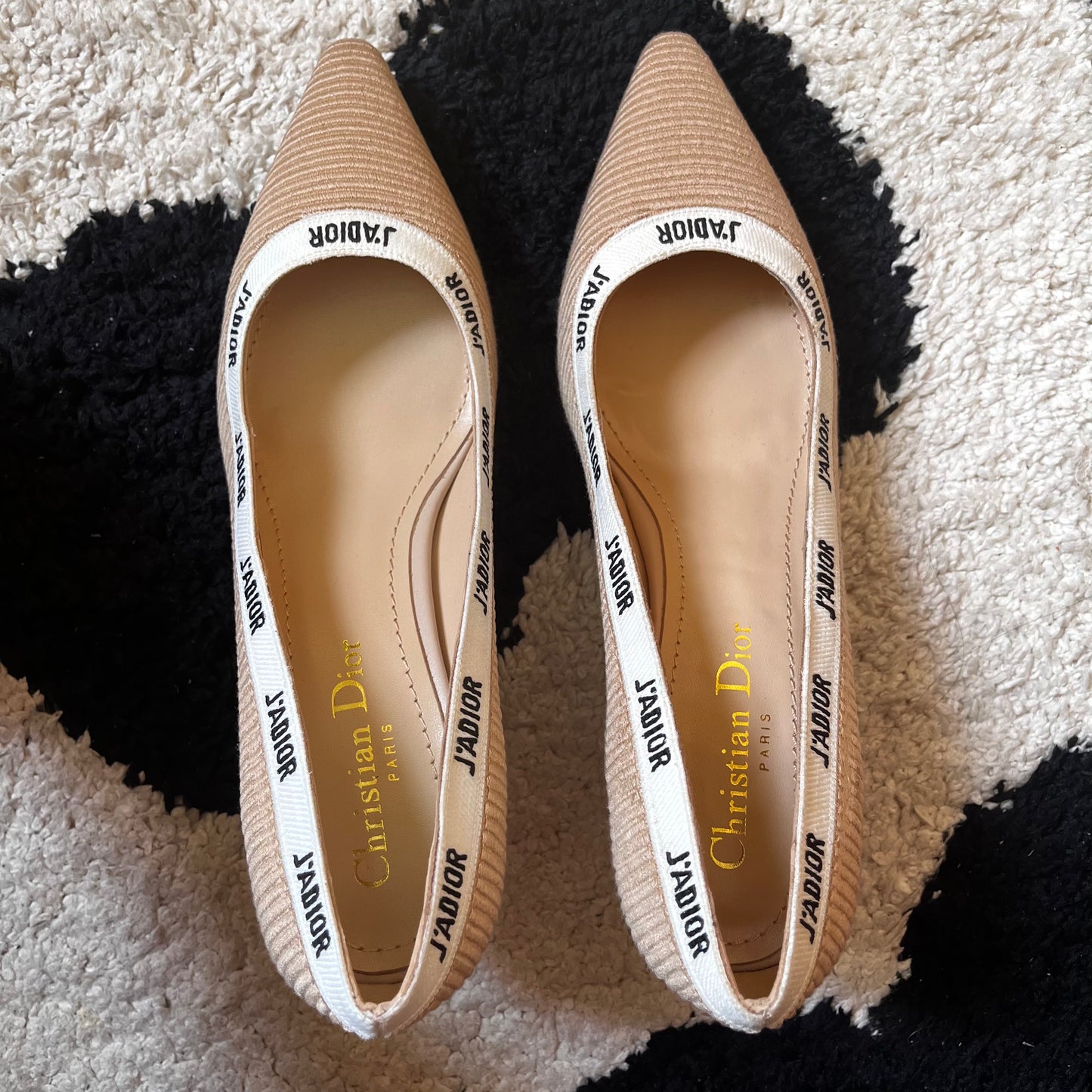 Christian Dior Nude Kitten Heels