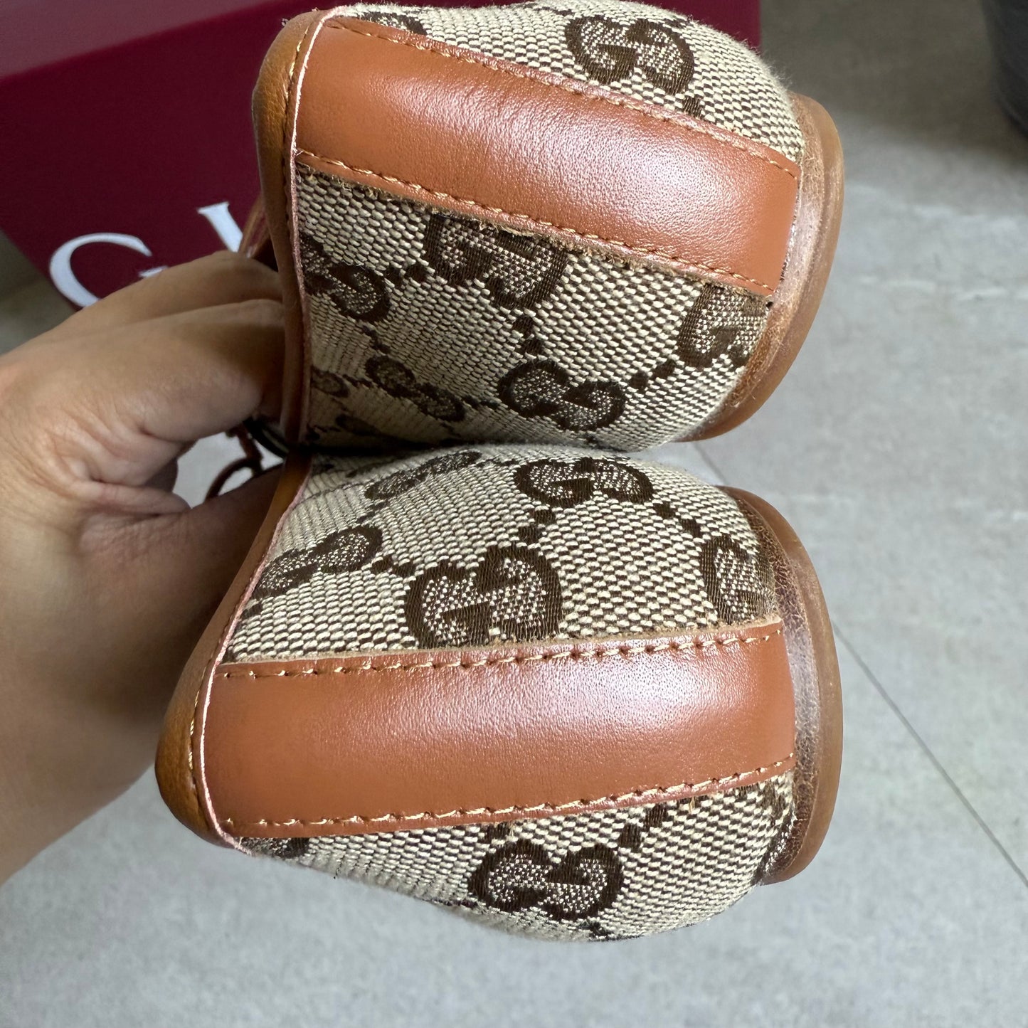 Gucci Monogram Ballet Shoes