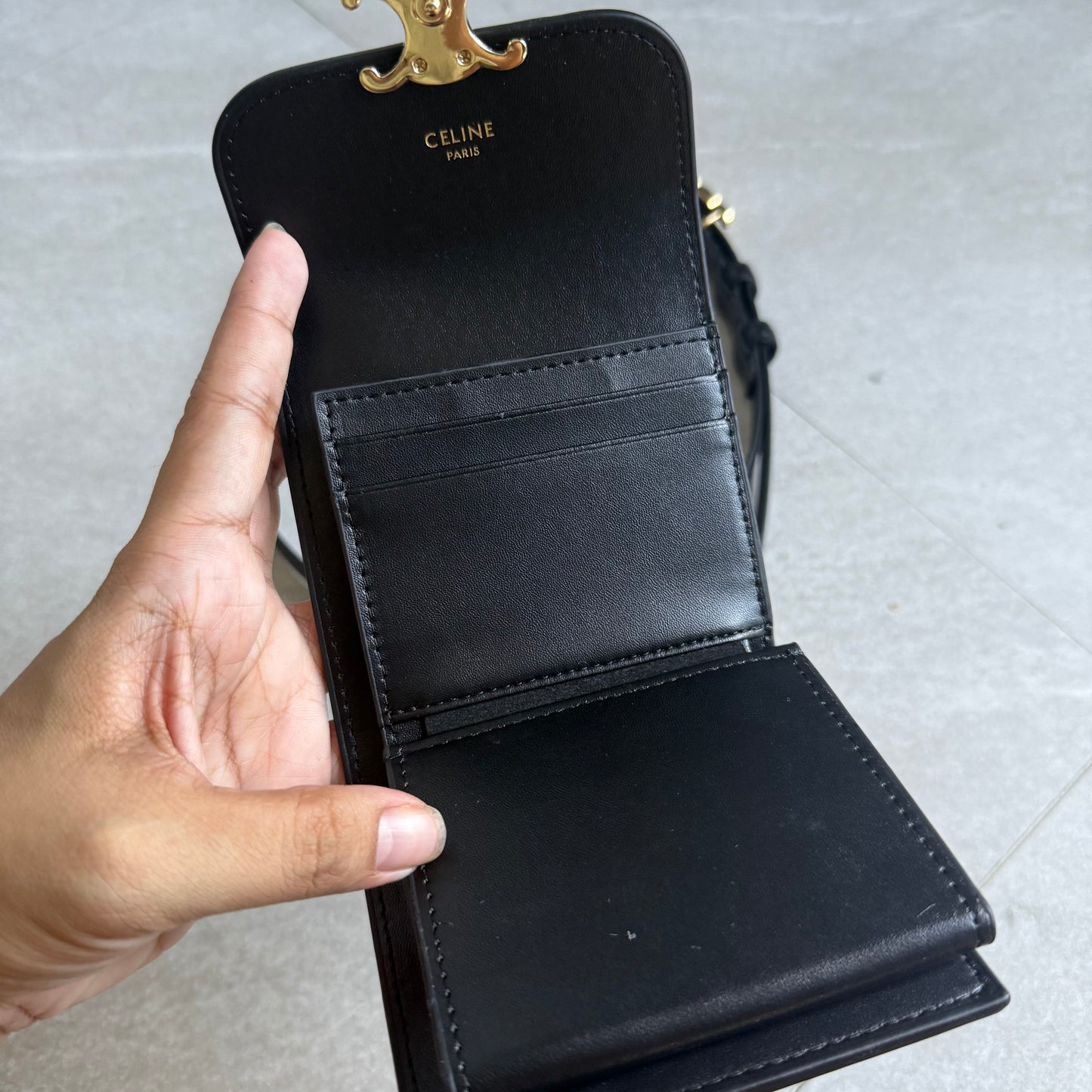 Celine Triomphe Belt (with wallet)