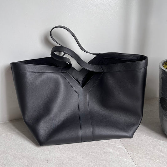 YSL Y Tote Bag (Black)