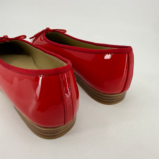 Chanel Ballet Flats Patent Red