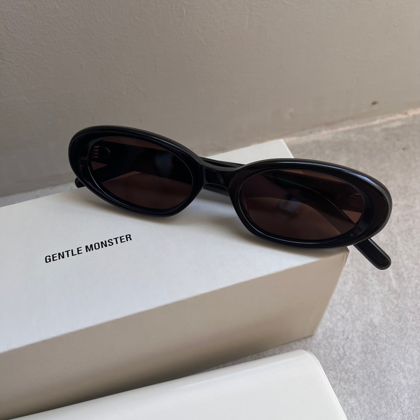 Gentle Monster Bondoneon (Black/Brown Lens)